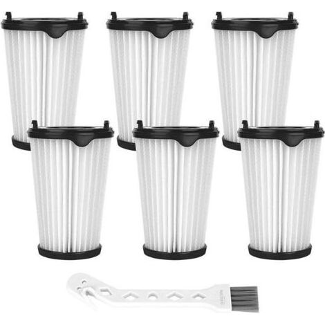 Jeu de 6 Filtres pour AEG CX7 CX7-2 Aspirateur pour tous les Modèles, Remplacement Filtre Hepa Filtre de rechange et 1 Brosse de nettoyage (1/5)