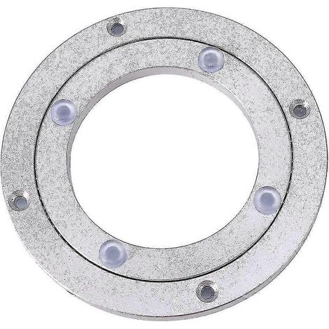 Plateau tournant à roulement à billes en aluminium pour table à manger (4 pouces) (1/5)
