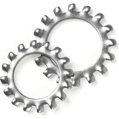 External Tooth Star Washers M16x26mm Star Serrated Star Washer Teeth Stainless Steel 304 Star Lock Washer Quick Speed Lock Washers (1/5)