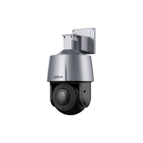 Telecamera PTZ IP 4MP, zoom 5x, ottica 2.7-13.5mm, IR 30mt, Starlight, audio bidirezionale, deterrenza attiva (audio/led bianco), SMD Plus, Perimeter Protection, MicroSD, IP66, PoE
