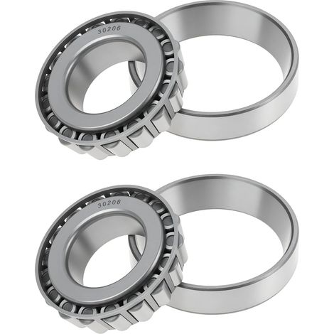 Lot de 2 Roulements à Rouleaux Coniques 30206 Adaptés à La Transmission de Puissance des Industrielles Automobiles (1/5)