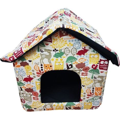TrAdE Shop Traesio - Cuccia Letto Pieghevole Portatile Casa Per Cane Cani Taglia Grande Gatti Lettino Per Animali - (1/2)