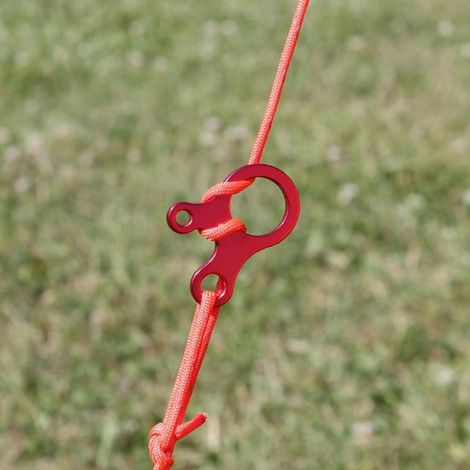 12 piezas,Hebilla de resorte para tienda de campaña,Muelles de tensión para toldos,Hebilla para tienda de campaña,Accesorios de camping,Rojo (1/4)