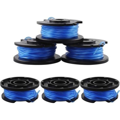 6-piece Ryobi One+ AC14RL3A-18V 24V 40V automatic power cord replacement spools, Ryobi line trimmer spools (1/5)