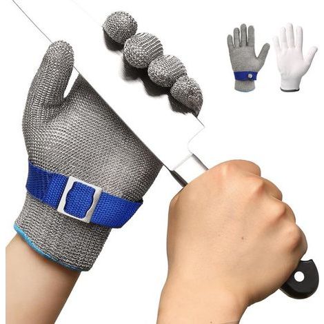 1 Austernhandschuh – Schnittfester Handschuh – mit 1 Innenhandschuh (1/5)