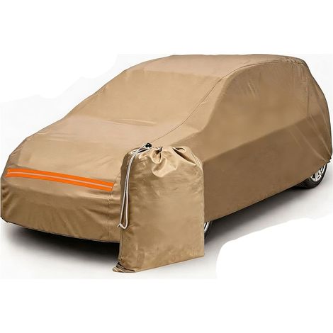 Bâche Voiture Extérieur Étanche, Housse de Protection Voiture Extérieur Étanche, Anti UV, Bâche pour Berline CLA, A3 Limousine, 3 Saloon, Civic, 2er, Octavia (1/4)