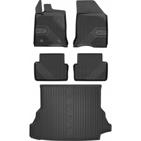 SET 77 Tapis de sol et sur-tapis Renault Laguna 2 Liftback 2001-2007 (1/5)