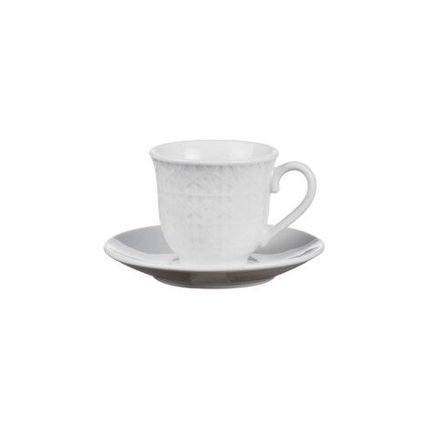 TAZZINE CAFFE C/PIATTINO 6PZ BIANCO- STAR- 1,0 confezione