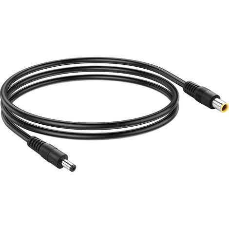 Câble Adaptateur DC5521 à DC8mm,14AWG DC7909 mâle à DC 5.5x2.1 mâle pour Centrale électrique Portable, générateur Solaire et Panneau Solaire (1M/3FT) (1/5)