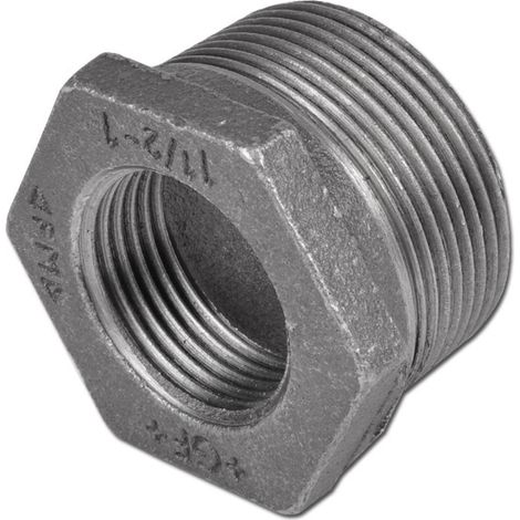 Réduction fonte galva MF - Diamètre : M1 1/2'' - F3/4''
