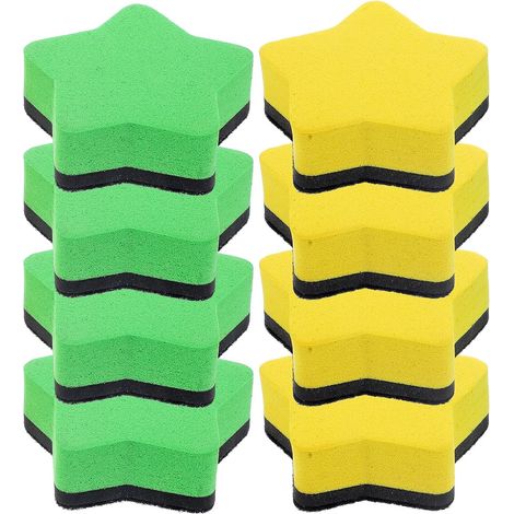 Effaceurs Magnétiques en Eva et Feutre Lot de 8 Lavables et Réutilisables pour Tableau Blanc pour Salle de Classe et Institutions de Formation (1/5)