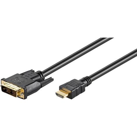 Hdmi 19 - dvi-d 18+1 15m m-m