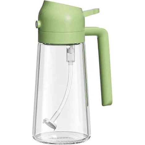 2 dans 1 distributeur d'huile et huile sprayer, about 16 oz verre huile spray distributeur bouteille pour cuisine (1/5)