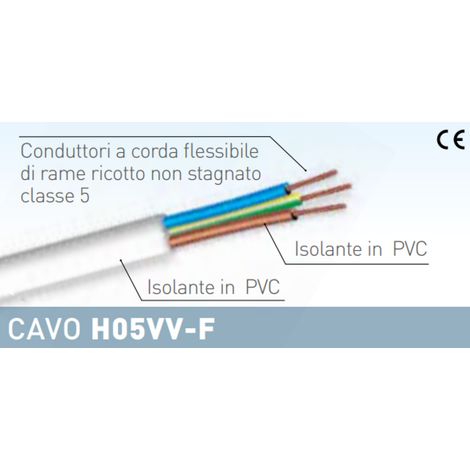 Matassa cavo h05vv-f 3g1mm2 50m electraline - 11703