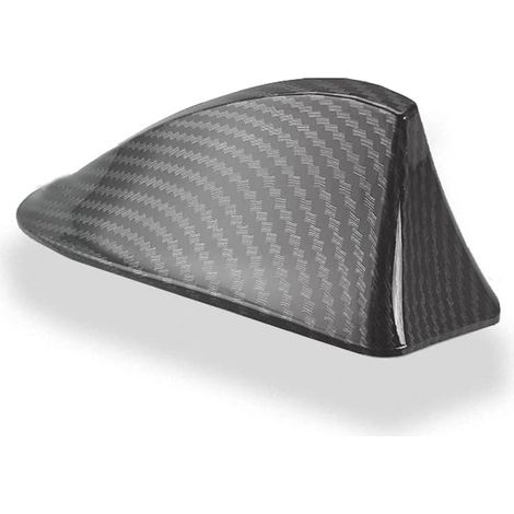 Aileron de requin universel pour antenne aérienne - Aileron supérieur de toit de voiture pour radio (noir-A) (1/5)