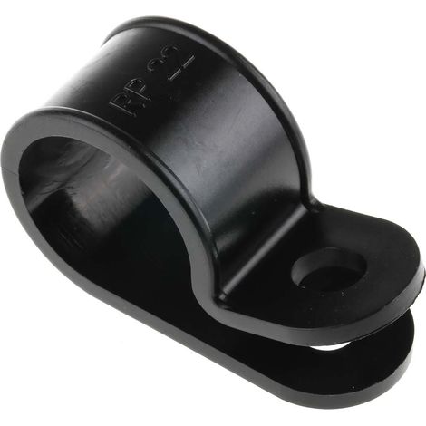 Clip serre-câbles à visser, Ø max 20mm en Nylon ( Prix pour Paquet de 10 )