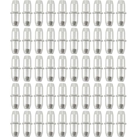 Lot de 50 clous de support pour étagère à découper en bois, placard ou armoire, 16 mm x 5 mm (1/5)