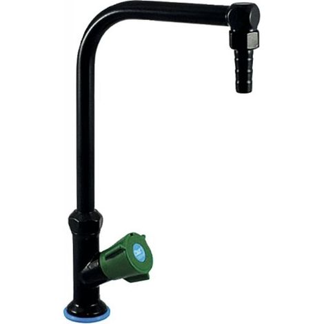 Colonne avec robinet sur table à bec orientable (1/3)