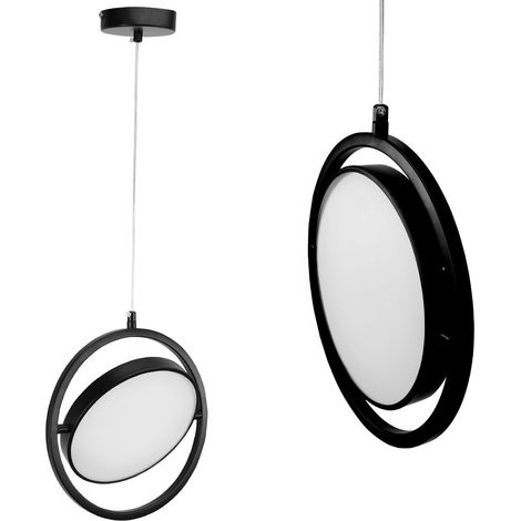 LÁMPARA COLGANTE TOOLIGHT LED APP1790-CP BLACK