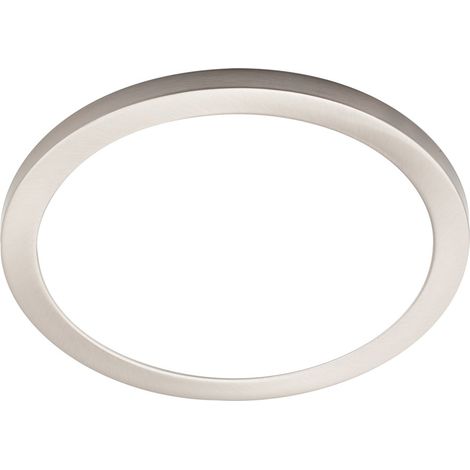 Litecraft Darly Ceiling or Wall Light Flush 24 Watt LED Fitting - Satin Nickel (1/5)
