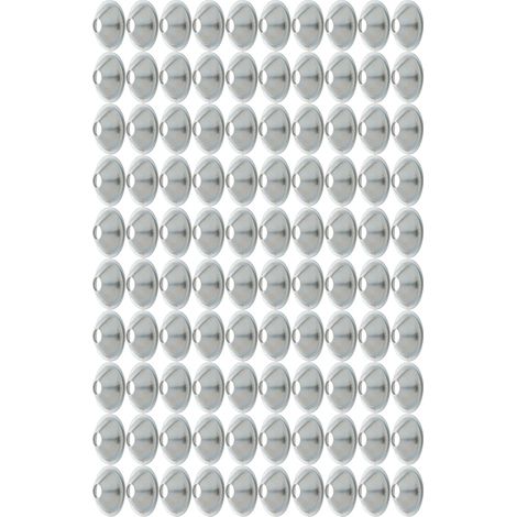 100 rosaces coniques zinguées Ø28 - hauteur 9 mm - Arcanaute