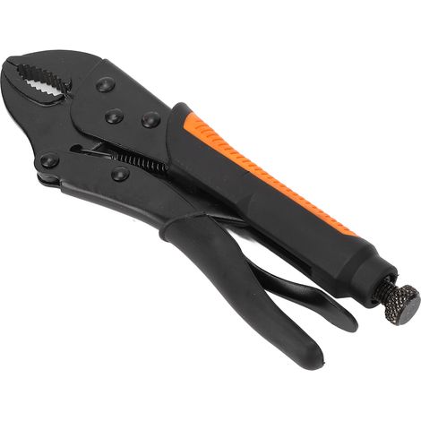 Pince étau mordante courbée acier carbone serre-joint réglable bricolage bois établi 25 cm (1/5)