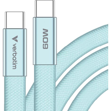 Verbatim 30273 câble USB USB 2.0 1,2 m USB C 0,48 Gbit/s 60 W Bleu