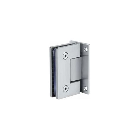 1 pezzo Morsetto a 90° per porta in vetro, cerniera, clip di montaggio a parete senza telaio per porte doccia in vetro da 8-10 mm con accessorio - Crezuo