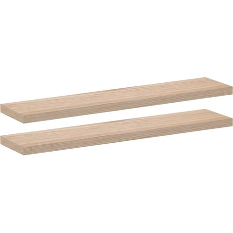 vidaXL Mensole Pensili 2 pz 110x23,5x4 cm in Truciolato