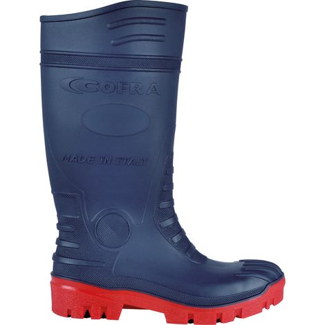 Cofra SS5T40 Stivali PVC Typhoon S5 CI LG FO SR Blu Rosso 40