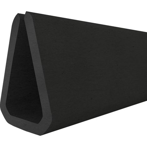 Steigner – Joint de protection de bord de tôle forme U 9x15mm – Caoutchouc EPDM – Longueur 5 m – Pour bords de 4 à 6 mm d'épaisseur - S-1087