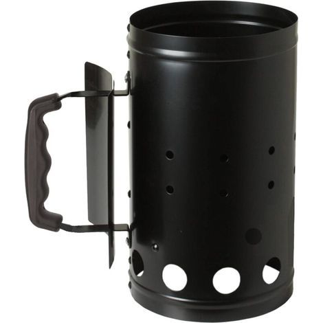 Grillanzünder für Holzkohle • Elektrischer Kohlenanzünder 1200W • Schnell & Rauchentfrei • Für BBQ, Garten & Camping • Inkl. Überhitzungsschutz (Schwarz) (1/3)
