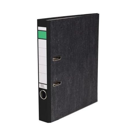 NEUTRALWARE Ordner 50mm DIN A4 Werkstoff: Papier 100 % recycelt schwarz (1/4)