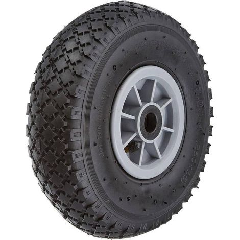 Roue Gonflable 260x85 mm - Al. 20 mm - Pneumatique - Résistante et Durable - Fiable - D-Work