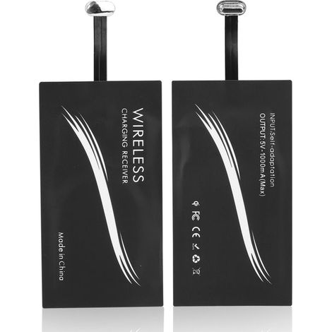 Récepteur de charge sans fil 500‑1000mA, taux de conversion 70%, connecteur Type C (1/5)
