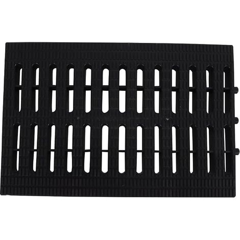 Garden Drainage Grates, Plastic Rectangular Drain Cover, Outdoor Drain Cover 30x20cm for Yard, Road, Garage, Park, Shopping Mall (1/5)