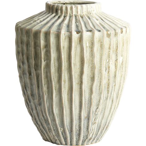 Vaso in ceramica oliva-crema Light & Living TALEA – Ø32x40 cm