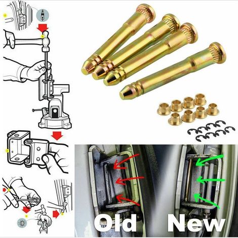 Hot-selling aftermarket door hinge bushing repair kit for Honda Civic, Accord, CR-V, and CRX (1/4)
