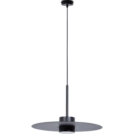 Lampada a sospensione minimal nera tonda Ø35 GX53 Sigma (1/5)
