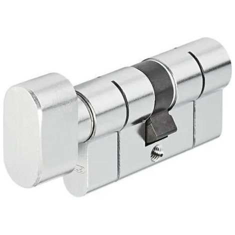 Cilindro de puerta abus D6PS niquelado 50 x 40 mm 5 llaves
