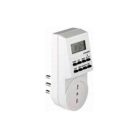Presa temporizzata/Timer digitale con temporizzatore settimanale - Mod. A