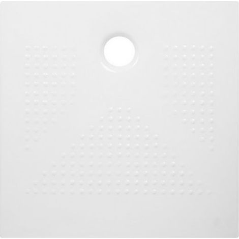 PIATTO DOCCIA H3 QUADRO IN CERAMICA DIANHYDRO Nero opaco cm 80 x 80 H. 3