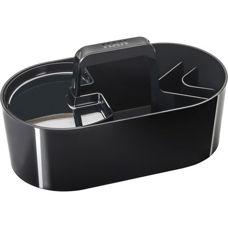 Boîte de rangement noire HAN Toolbox loft, 4 compartiments (1/5)