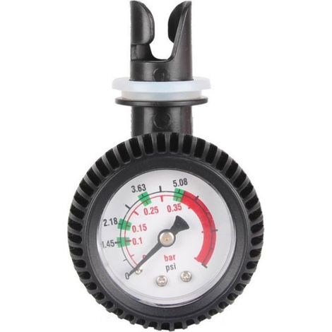 Manomètre de pression d'air kayak - Plage 0 0 35 bar Adaptateur vanne - Bateaux gonflables radeaux SUP (1/5)