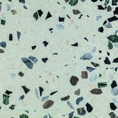Véritable Carreau Terrazzo CHUNKY VANIGLIA - collection TRADIZIONE 60x60 cm boîte de m2 Adouci - Gioia Materia