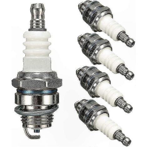 Bougies d'allumage compatibles avec les moteurs Briggs & Stratton - Lot de 5 (1/5)