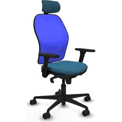 Sedia da Ufficio Piqueras y Crespo 3D036N2 Azzurro Verde petrolio (1/5)