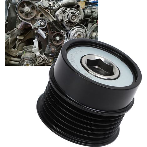 La poulie d'embrayage d'alternateur convient aux Chrysler Sebring Dodge Caliber Avenger Jeep (numéro de pièce : A252C5221C). (1/5)