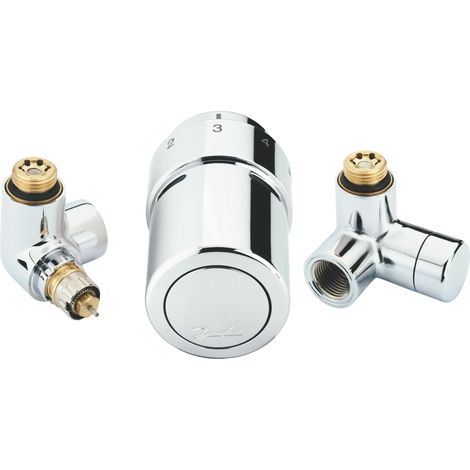 Xtra Set Verschraubung Therm.RTX, rechts chrom