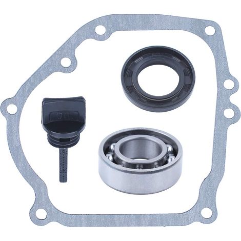 Adefol Joint de carter, joint d'huile, roulement, jauge pour Honda GX160 GX200 5,5HP 6,5HP Pièces de tondeuse à gazon 11381-ZH8-801 91201-Z0T-801 15600-ZE1-003 Accessoires (1/5)